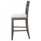 Athens Wood Counter Chair with Cushion Barn Grey (Set of 2)