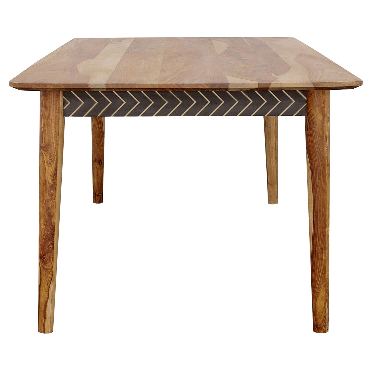 Partridge Rectangular 80-inch Dining Table Natural Sheesham