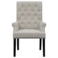 Alana Velvet Upholstered Dining Arm Chair Sand