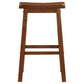 Durant Wood Backless Bar Stool Chestnut (Set of 2)