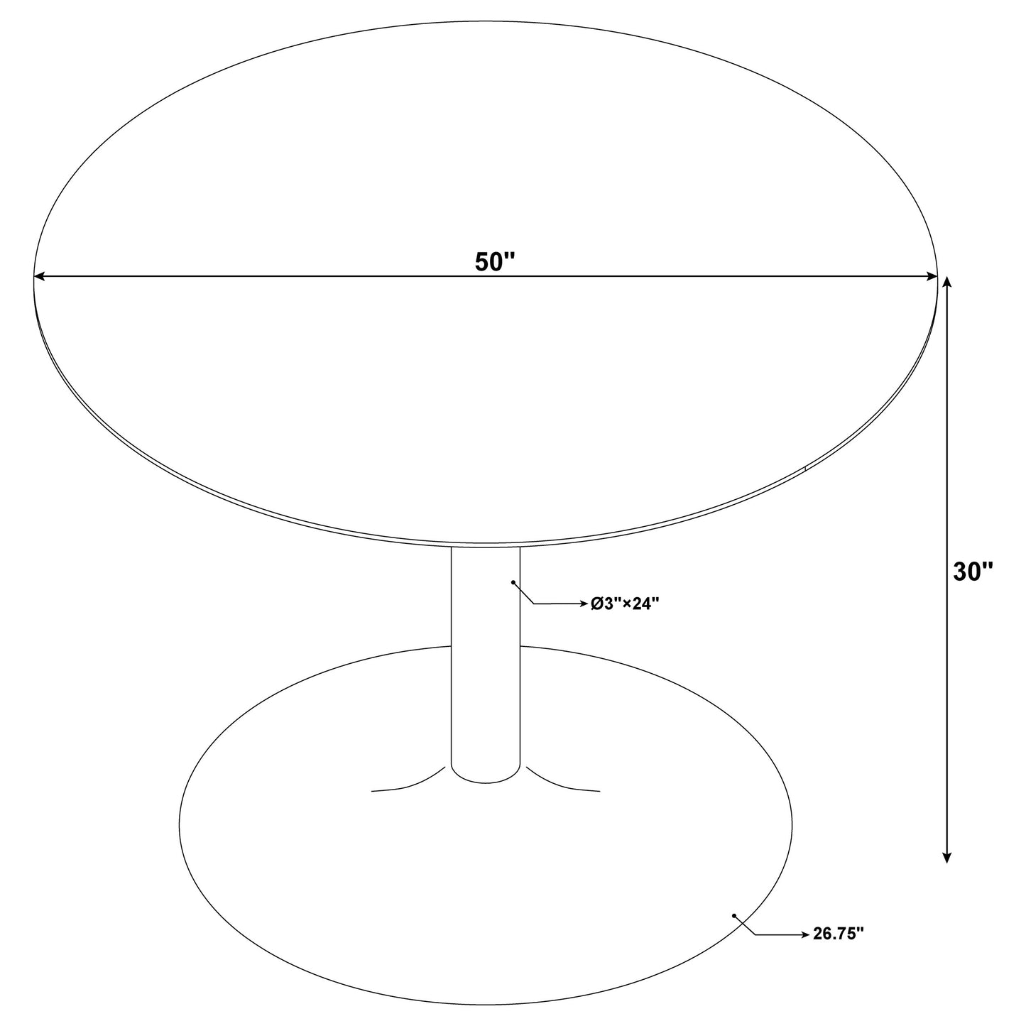 Kella 5-piece Round Marble Top Dining Set White and Gold