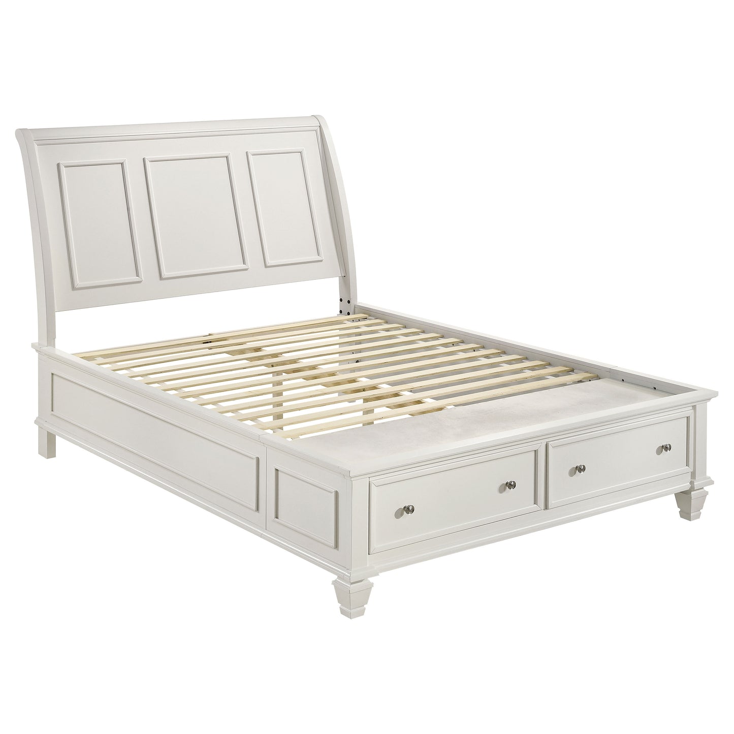 Sandy Beach 5-piece Eastern King Bedroom Set Cream White