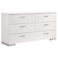 Felicity 5-piece California King Bedroom Set White Gloss