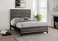 Watson Wood California King Panel Bed Grey Oak