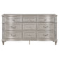 Evangeline 9-drawer Dresser Silver Oak