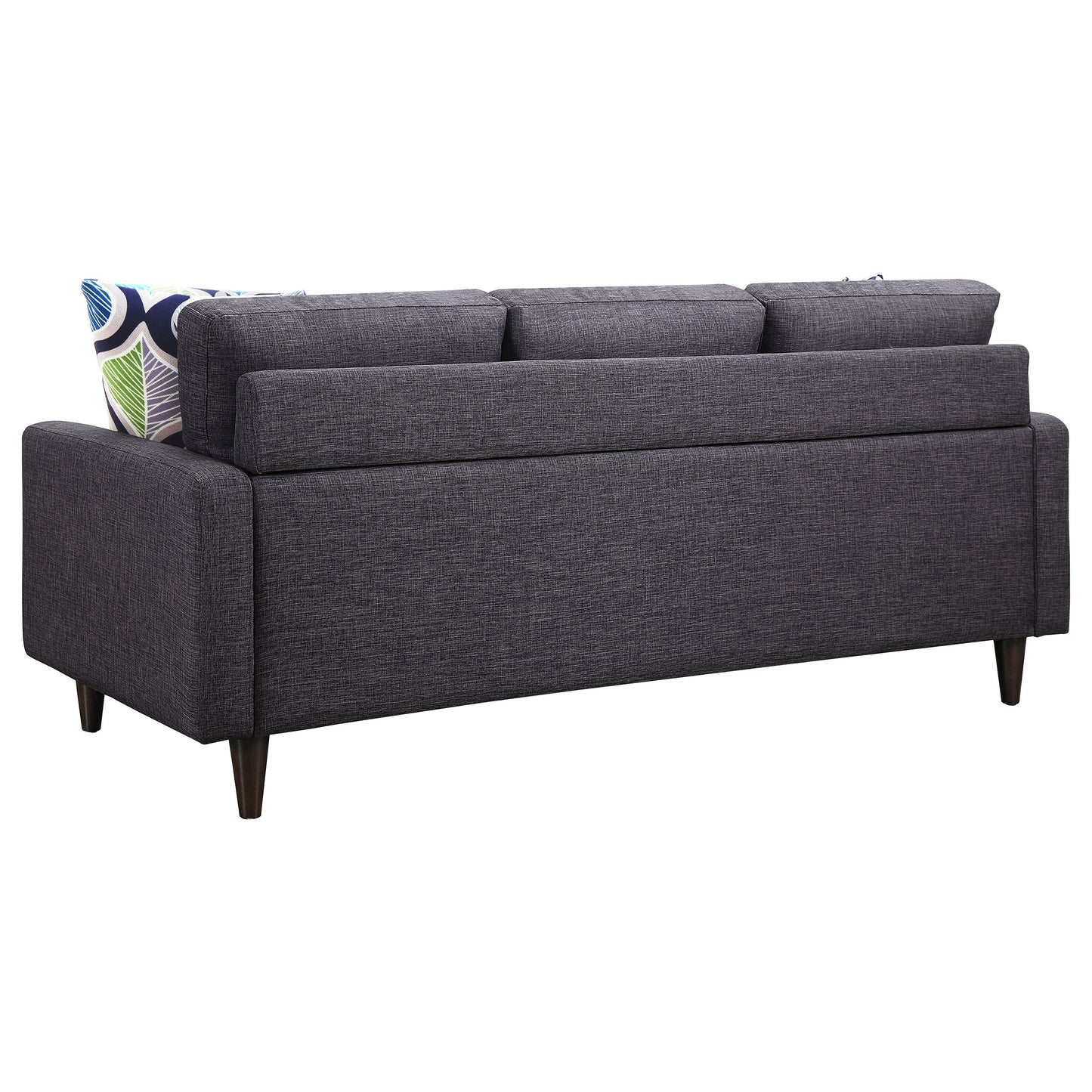 Watsonville 3-piece Upholstered Track Arm Sofa Set Grey