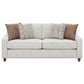 Christine Upholstered Sloped Arm Sofa Beige