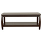 Dixon 1-shelf Rectangular Wood Coffee Table Espresso