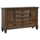 Franco 5-piece Eastern King Bedroom Set Burnished Oak