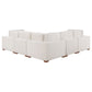 Lakeview 6-piece Upholstered Modular Sectional Sofa Ivory