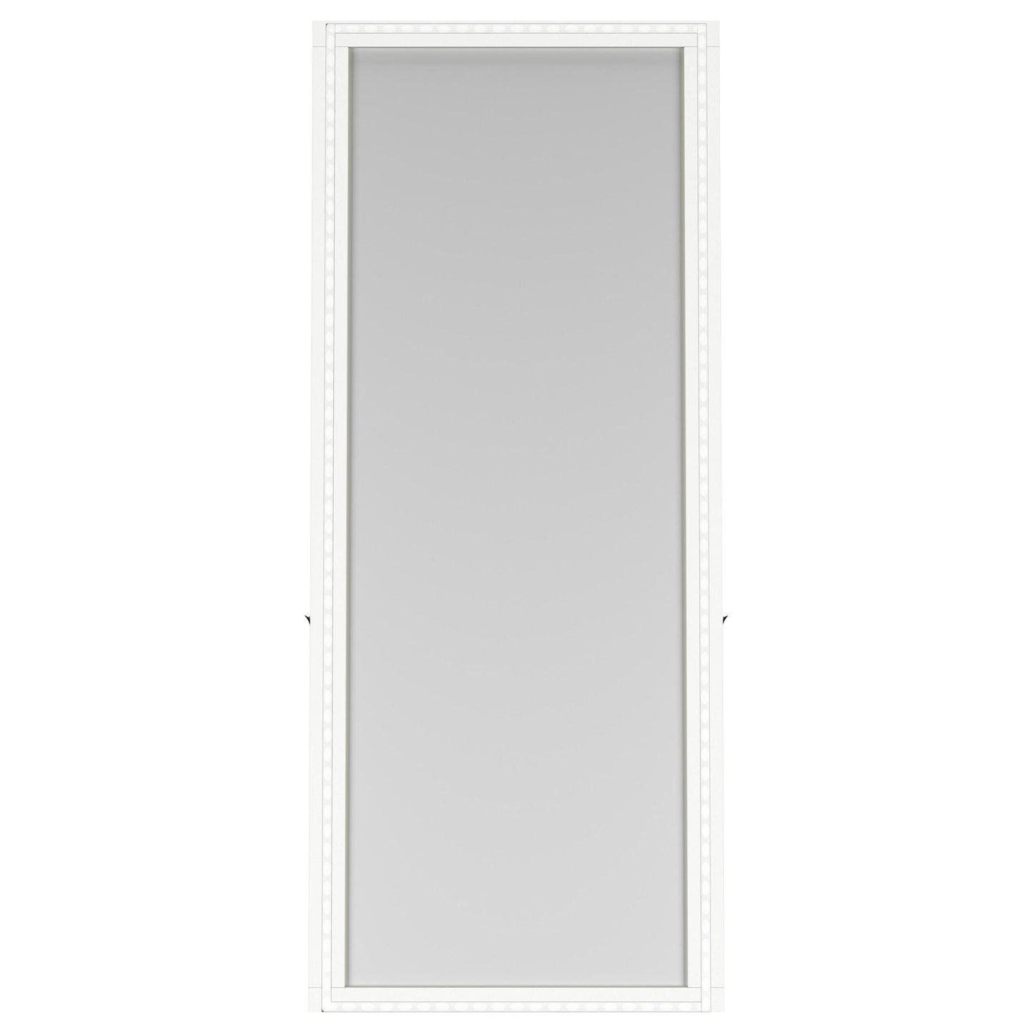 Windrose 28 x 67 Inch Tempered LED Standing Mirror White
