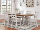 Valebeck Dining Table and 8 Chairs