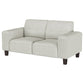 Deerhurst Upholstered Track Arm Tufted Loveseat Greige