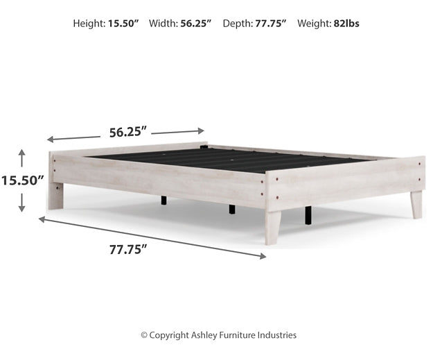 Shawburn Full Platform Bed with Dresser