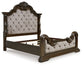 Maylee King Upholstered Bed with Dresser