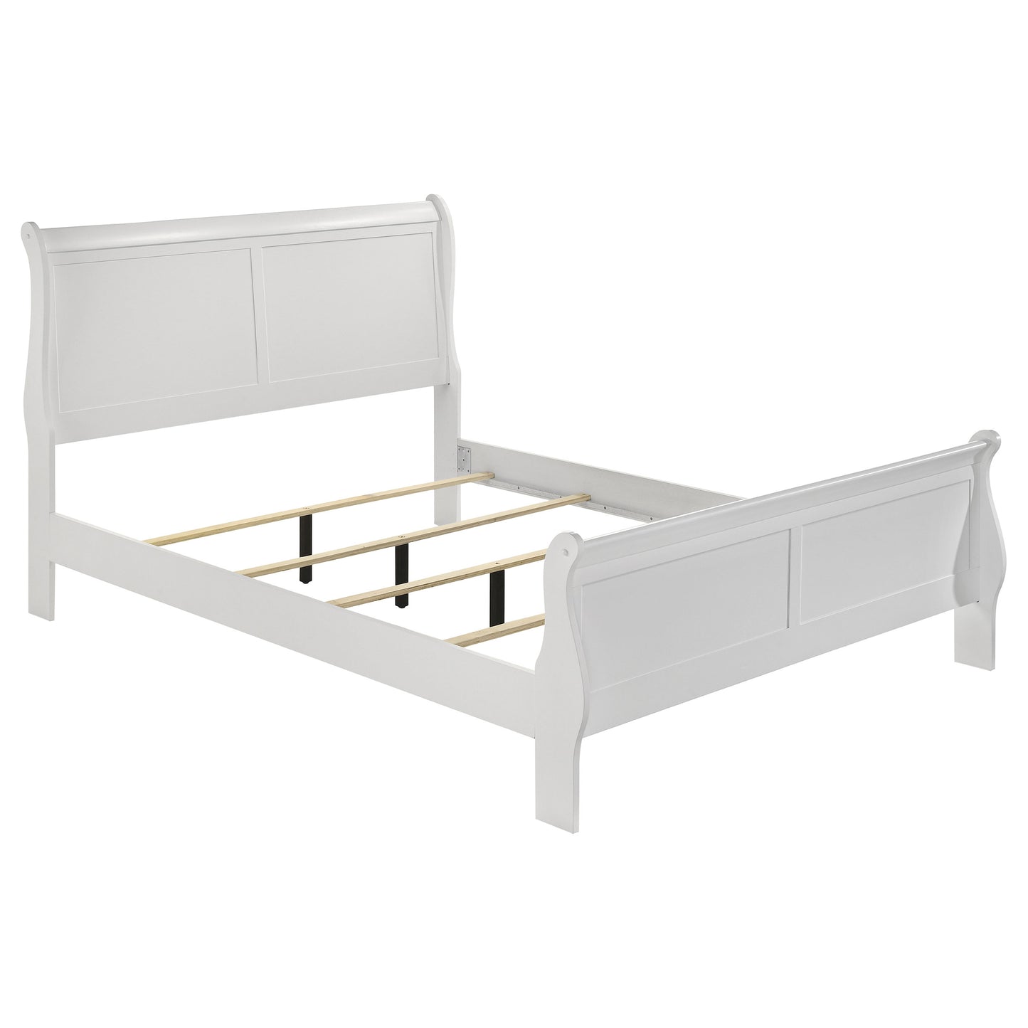 Louis Philippe 5-piece Queen Bedroom Set White