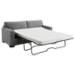 Simpson Upholstered Sofa Sleeper with Queen Mattress Grey