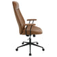 Ranger Upholstered Adjustable Home Office Desk Chair Brown