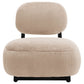 Duffie Upholstered Armless Accent Chair Camel