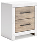 Charbitt Twin Panel Bed with Nightstand