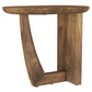 Fletcher Oval Solid Mango Wood Accent Side Table Brown