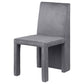 Tordera Velvet Upholstered Dining Side Chair Grey (Set of 2)