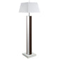 Elena 67-inch Square Tapered Mirrored Floor Lamp Brown