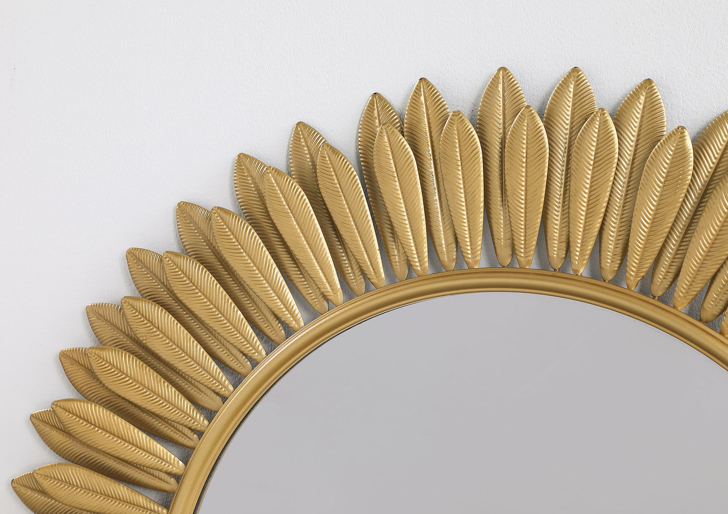 Tuscany 35 x 35 Inch Sunburst Wall Mirror Gold