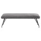 Dodson Fabric Upholstered Dining Bench Grey