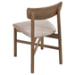 Parkridge Dining Side Chair Natural Walnut (Set of 2)