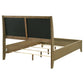 Granada Upholstered California King Panel Bed Natural Pine