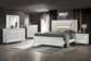 Marmore 5-piece California King Bedroom Set White