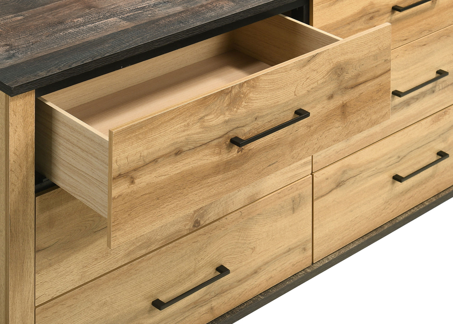 Kaywood 6-drawer Dresser Cabinet Natural Pine