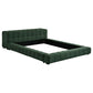 Trinity Upholstered Cal King Platform Bed Spruce