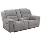 Gilson 2-piece Chenille Upholstered Sofa Set Grey