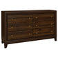 Welsley 4-piece Eastern King Bedroom Set Walnut