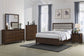 Welsley 5-piece Eastern King Bedroom Set Walnut