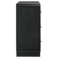 Cavelle 6-drawer Dresser Cabinet Black