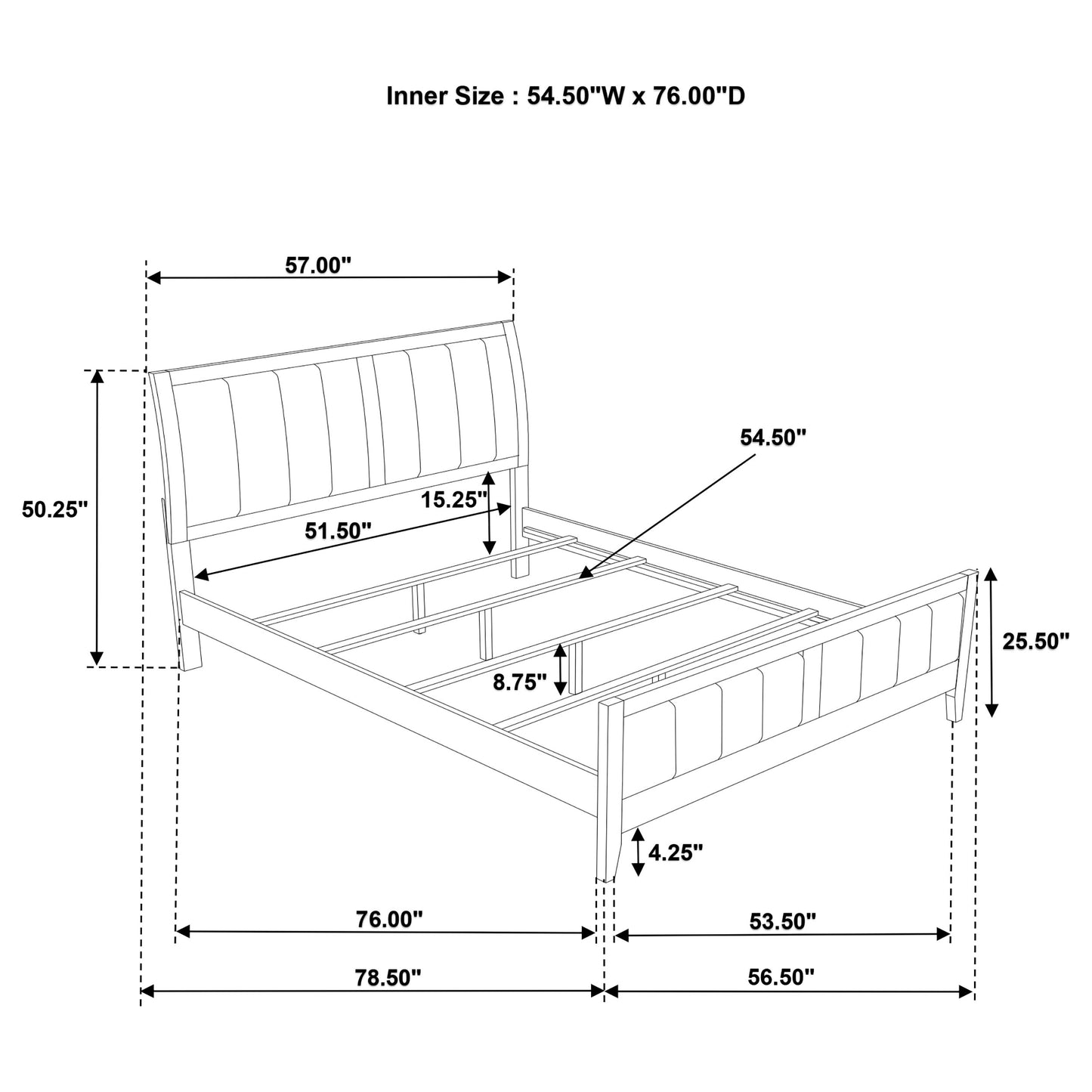 Wilkes 4-piece Full Bedroom Set Dark Cocoa