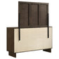 Glenwood 6-drawer Dresser and Mirror Warm Brown