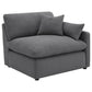 Hobson 6-piece Upholstered Modular Sectional Sofa Charcoal