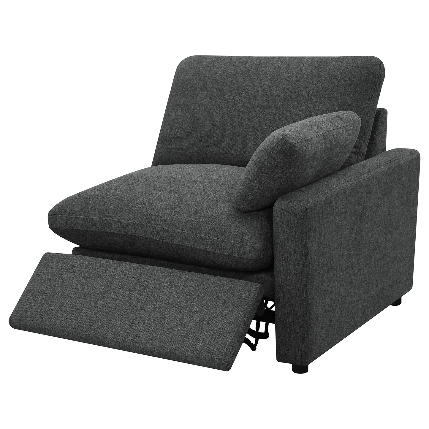 Collins Modular Power Loveseat Dark Grey