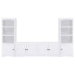 Laughlin 3-piece Entertainment Center TV Stand White