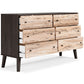 Piperton Queen Panel Headboard with Dresser