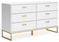 Socalle Queen Panel Headboard with Dresser and Chest