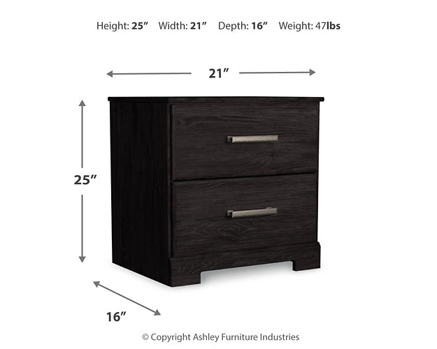 Belachime King Panel Bed with Mirrored Dresser and 2 Nightstands