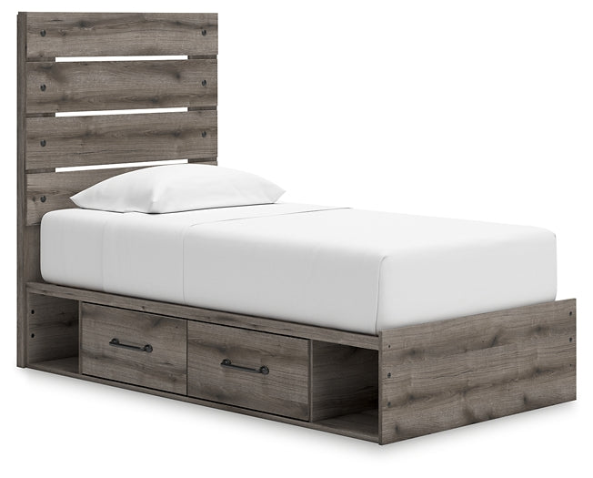 Graystorm Twin Panel Storage Bed