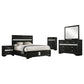 Miranda 5-piece California King Bedroom Set Black