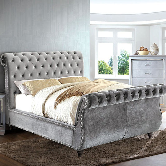 Noella - Queen Bed, Gray