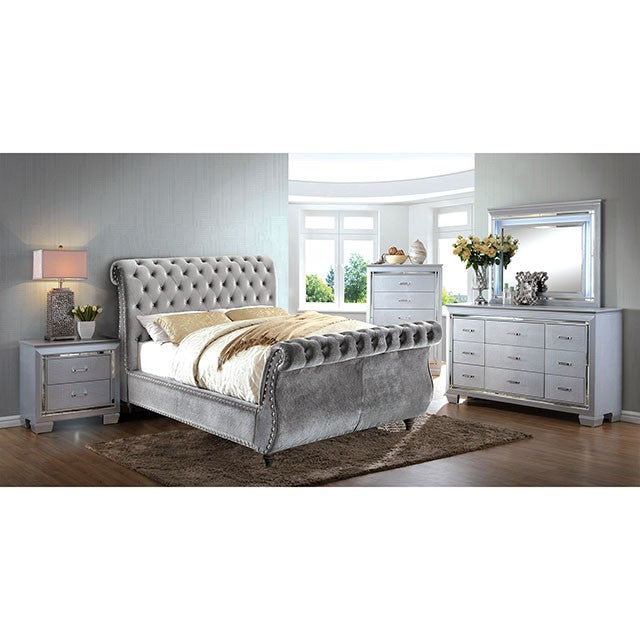 Noella - Queen Bed, Gray